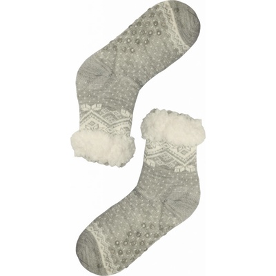 Lamb Grey hrejivé ponožky s baránkom 2138 svetlošedá