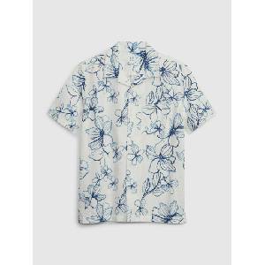 GAP Детска цветна риза GAP GAP | Byal | Момчешки | 128-134