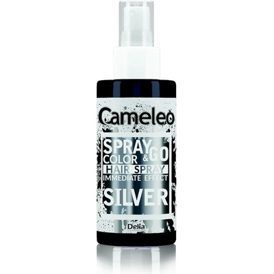 Delia Cosmetics Cameleo Spray & Go přeliv na vlasy ve spreji Stříbrný 150 ml