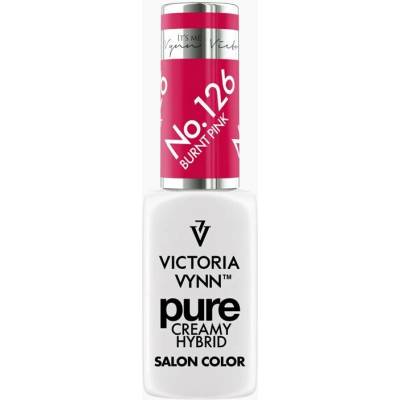 VICTORIA VYNN Hybridní gel lak PURE CREAMY HYBRID 126 Burnt Pink 8 ml