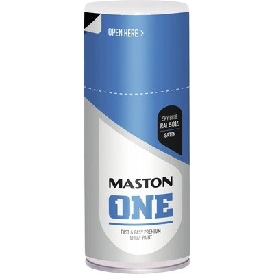 Maston one lak v spreji Satin RAL5015 150 ml nebesky modrý