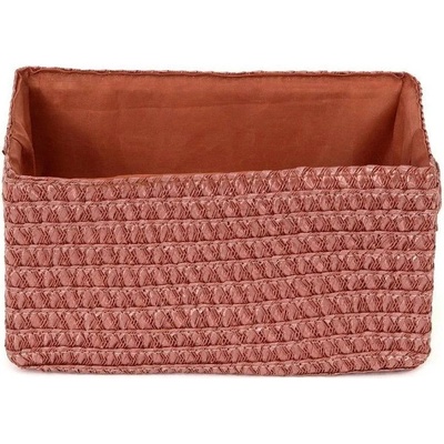 Compactor LILOU Úložný košík tkaný polypropylen 23 x 15 x 12 cm Terakota