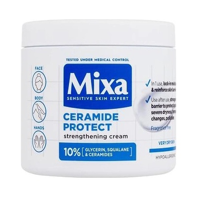 Mixa Ceramide Protect Strengthening Cream tělový krém posilující ochrannou bariéru pokožky 400 ml – Zbozi.Blesk.cz