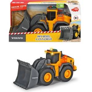 Dickie Toys Dickie: Челен товарач Volvo - 23 см, със светлина и звук