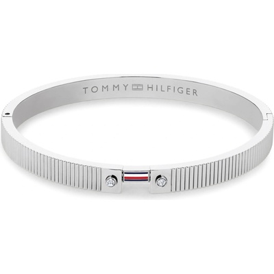 Tommy Hilfiger Fashion pevný náramok s kryštálmi Stripes 2781047