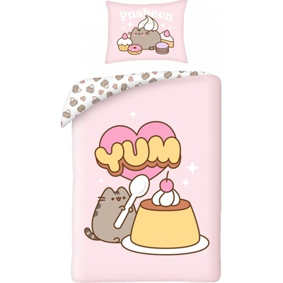 Halantex bavlna obliečky Pusheen motív Sweet Shop 100% bavlna 70x90 140x200