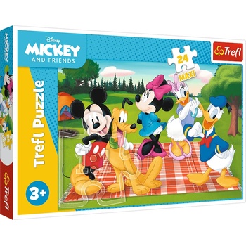 Trefl - Puzzle Disney Mickey Mouse and Friends 24 maxi - 1 - 39 piese