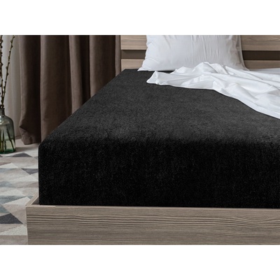 Textilomanie Froté prostěradlo Exclusive černé 200x220