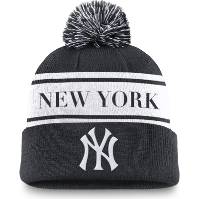 Nike Pánská zimní čepice New York Yankees MLB Peak Standard Cuff Pom Beanie