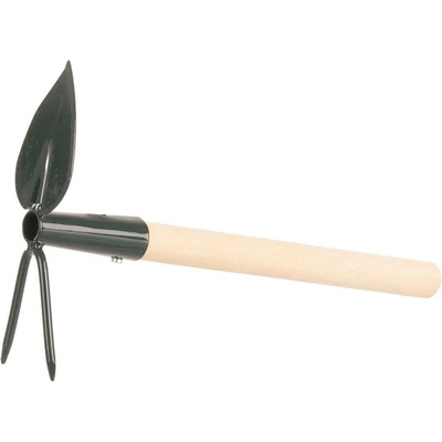 okopávačka srdíčko 2 hroty S NÁSADOU 27cm PROFI