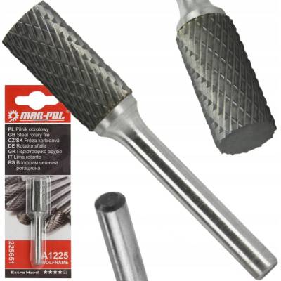 Fréza karbidová válec, stopka 6mm MAR-POL (A1225) M225651