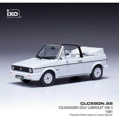 IXO Volkswagen Golf MKI 1981 Bílá 1:43