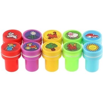 Teddies Самонабиващи се печати Моите първи животни пластмаса 10бр