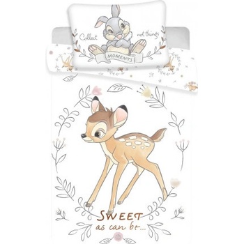Jerry Fabrics obliečky Bambi Sweet Baby 100 x 135 , 40 x 60 cm