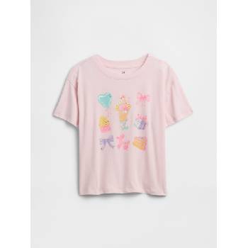 GAP Детска oversize тениска GAP GAP | Rozov | Момичешки | XS