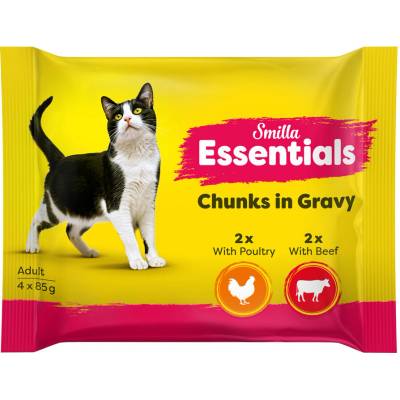 Smilla Essentials Frischbeutel kousky v omáčce 4 x 85 g