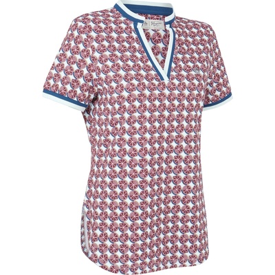 Original Penguin Golf Блуза с яка Original Penguin Golf Women's Short-Sleeve Performance Polo Shirt - Cordovan