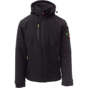 PAYPER creek pad s00330-0489 / Изолирано софтшел яке с подвижна качулка - черно/черно 5xl (s003300489140185xl)