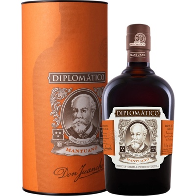 Diplomático Mantuano 40% 0,7 l (Tuba + kšiltovka)