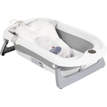 Cangaroo Сгъваем бебешки комплект за баня Cangaroo - Balena, сив (112261)