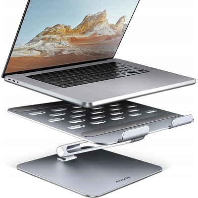AXAGON STND-LQ, hliníkový HQ stojan pro notebooky 10" - 16", nastavitelná výška a úhel