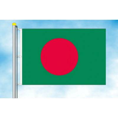 LIBEA, s.r.o. Vlajka Bangladéše Rozměr: 40×60 cm, Uchycení: Karabiny na stožár