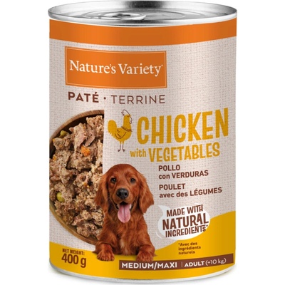 Nature's Variety Paté Medium/Maxi Adult kuřecí 6 x 400 g
