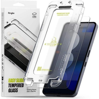 Ringke Стъклен Протектор за Nothing Phone 3A Pro/ 3A, Ringke Easy Slide Glass 2бр. , Прозрачен (8800293853695)