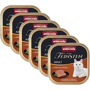 Animonda Vom Feinsten Adult - пилешки дробчета 6 x 100 g