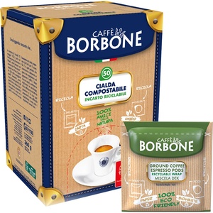 Caffè Borbone | Dek Рециклируема опаковка - 50 филтър дози E. S. E