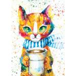 Magnolia - Puzzle Colorful Cat - 1 000 piese