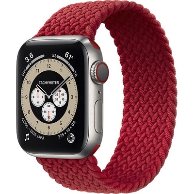 Bomba Nylonový elastický řemínek na Apple Watch Barva: Červená, Velikost řemínku a ciferníku Apple Watch: L - 135mm (38/40/41mm) WD112RED_SIZE-L-38-40MM4