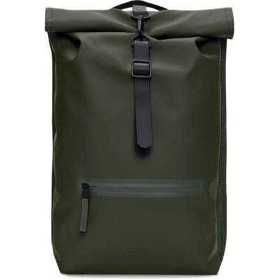 RAINS Дневна раница Rains Rolltop Rucksack W3 17 Daypack - Green - размер One Size (502-9576-0811)
