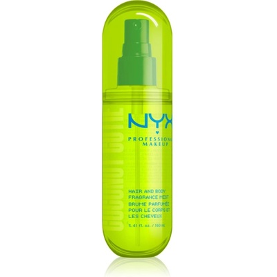 NYX Professional Makeup Fat Oil Body парфюмна мъгла за коса и тяло с аромат Coconut Cutie 160ml