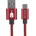 Spartan Gear Кабел Spartan Gear, от USB A(м) към USB C(м), 2m, червен