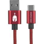 Spartan Gear Кабел Spartan Gear, от USB A(м) към USB C(м), 2m, червен