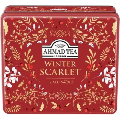 Ahmad Tea Winter Scarlet kolekce čajů 32 sáčků