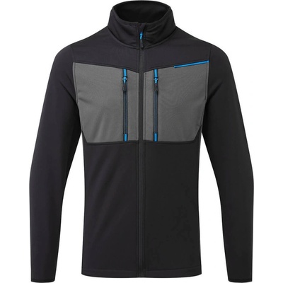Portwest mikina WX3 Tech Fleece T756 na zip POR T756BKR Černá