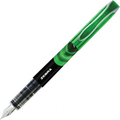 Zebra TZ19674 inkoustové pero 0,6 mm, zelené