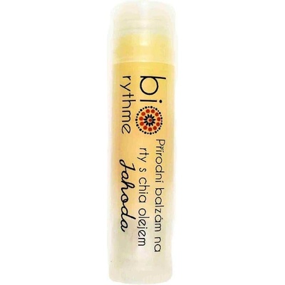 Biorythme Prírodný balzam na pery s chia olejom – jahoda 4,8 ml