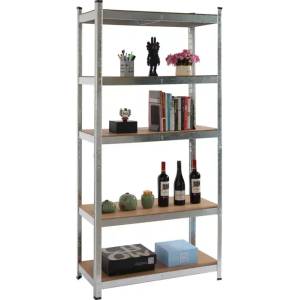 RFG Стелаж RFG, метален, с 5 рафта, 1000 х 400 х 1920 mm, MDF, до 65 kg (4035120101)