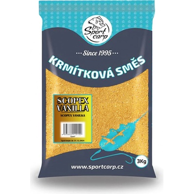 Sportcarp vnadící směs 3 kg Scopex Vanilka