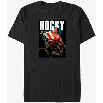 ZOOT. Fan Черна унисекс тениска ZOOT. Fan Роки и флаг ZOOT. Fan | Cheren | МЪЖЕ | L