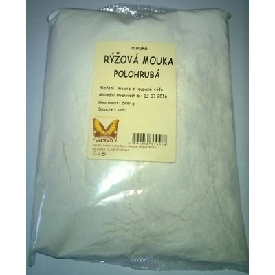Natural Jihlava Ryžová múka polohrubá 0,5 kg