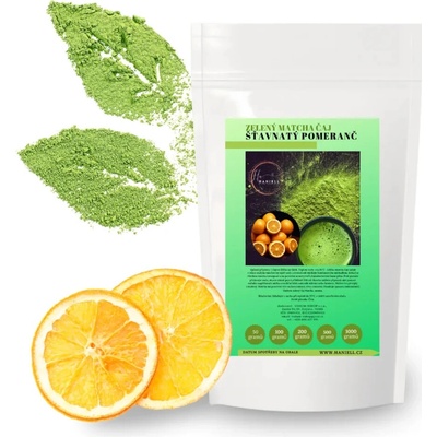 Haniell Zelený čaj Matcha Pomeranč 100 g