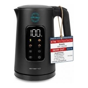 Emerio kettle stainless steel 1.7L - insulated double wall - temperature selection 40-100°C in 5°C steps - digital display with tea & keep warm function - 2200W - auto-off | WK-132229 - WK-132229 Електрически кани