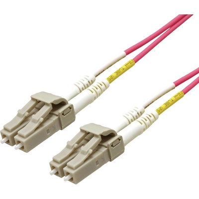 Roline 21.15.8856 optický patch, LC-LC 50/125 (multimode),duplex, OM4, LSOH, Low-Loss, 7m