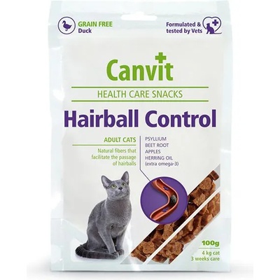 CANVIT Health Care Cat Hairball Control Snack 100 г