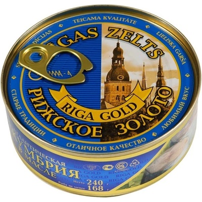 Riga Gold Makrela v oleji 163 g