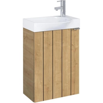 Roca Шкаф Unik Micro Plus 452 mm, light oak structure / мебел и умивалник (A852444574)